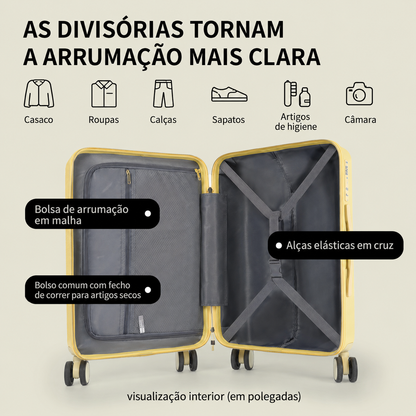 Conjunto de 2 Malas | 55 x 36 x 23 cm | 2.3 kg