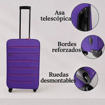 Conjunto de 3 Malas em Tecido