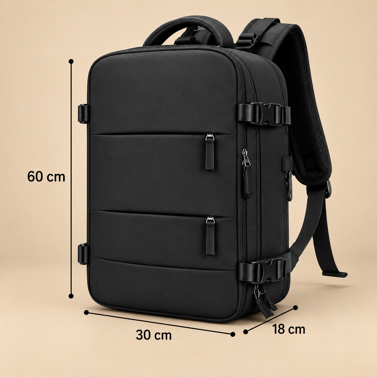 Mochila para Portátil 17.3" | 50 x 30 x 18 cm | 0.9 kg