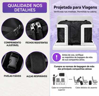 Mochila para Portátil 17.3" | 50 x 30 x 18 cm | 0.9 kg