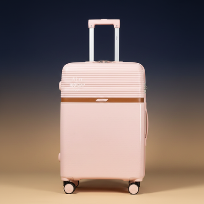 Mala rosa camel de frente fundo luxury