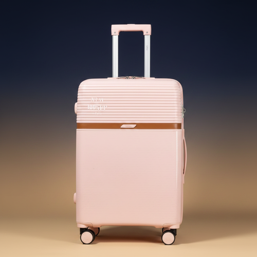 Mala rosa camel de frente fundo luxury